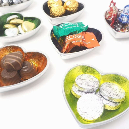 Mini Heart Trinket Dish - Black Qubd