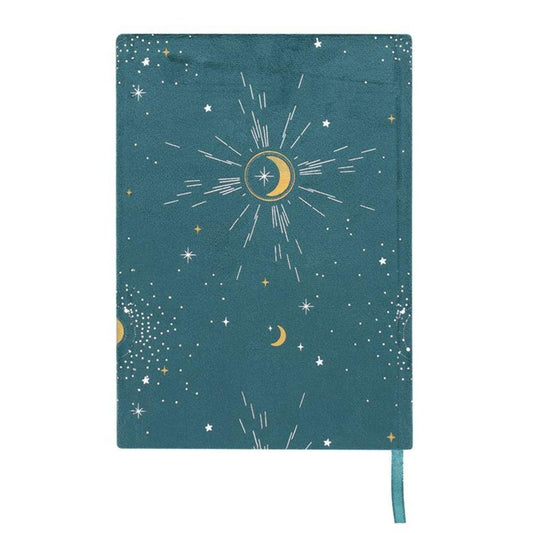 Earth Element Velvet A5 Notebook - Black Qubd