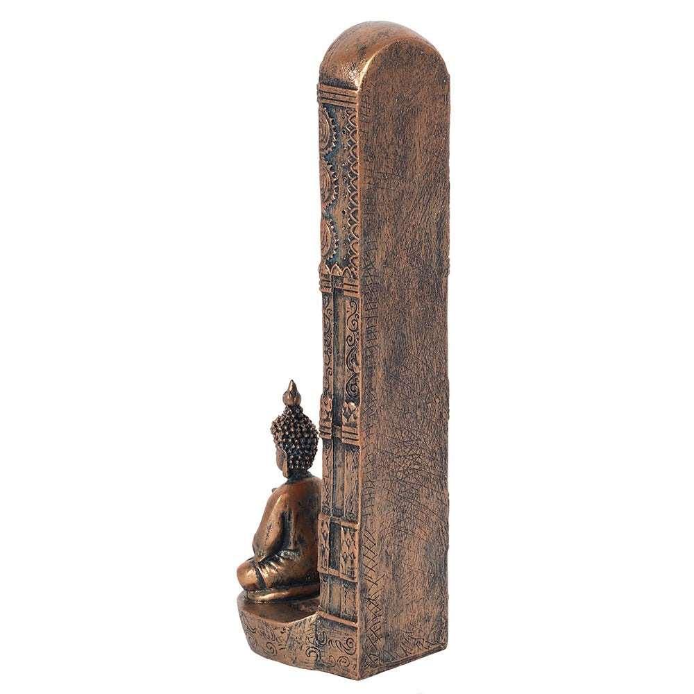 Chakra Buddha Incense Holder - Black Qubd