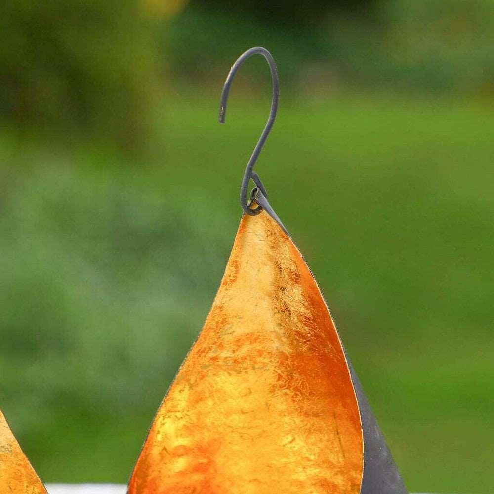 Teardrop Copper Tealight Holders Set of 2 - Black Qubd