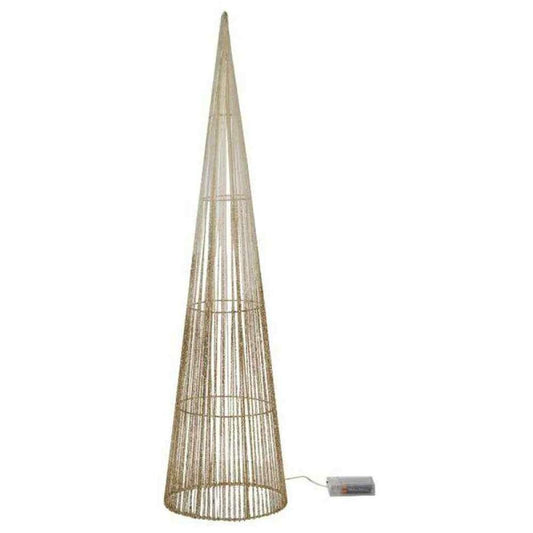 Light Up Christmas Tree Cones LED - Black Qubd