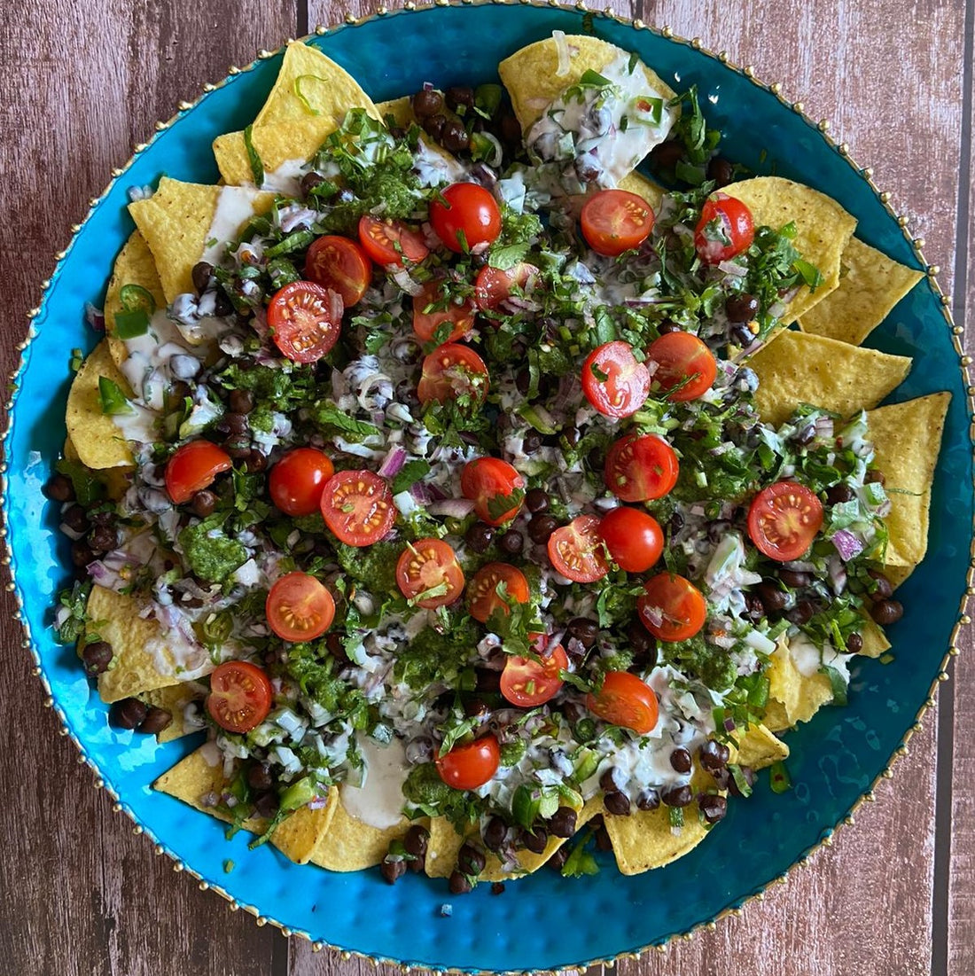 Nacho Salad Recipe from Kajal’s Kitchen Black Qubd 