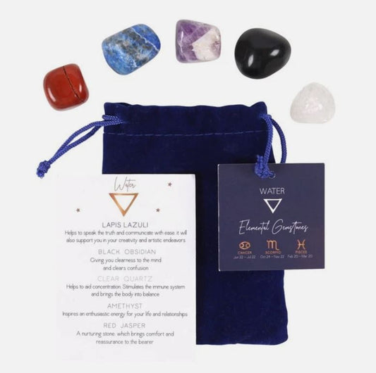 WATER Element Crystal Set
