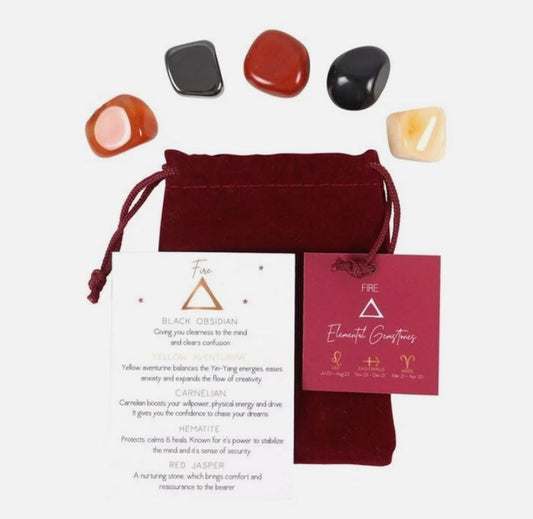 FIRE Element Crystal Set