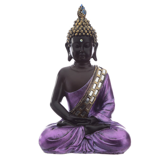 Meditating Buddha Statue - Black Qubd LTD