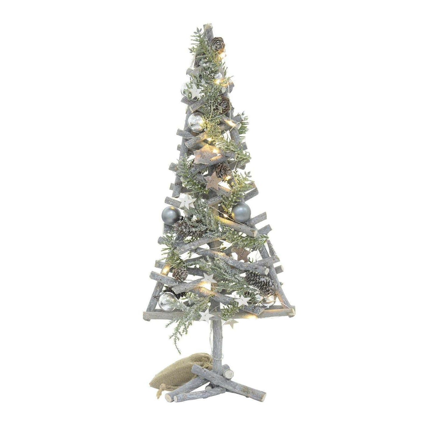 Christmas Wooden LED Tree - Black Qubd