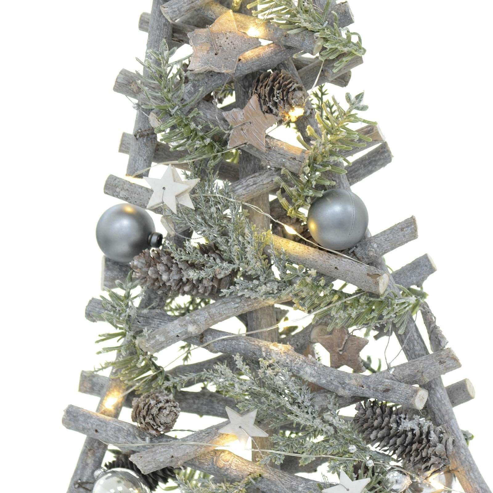 Christmas Wooden LED Tree - Black Qubd